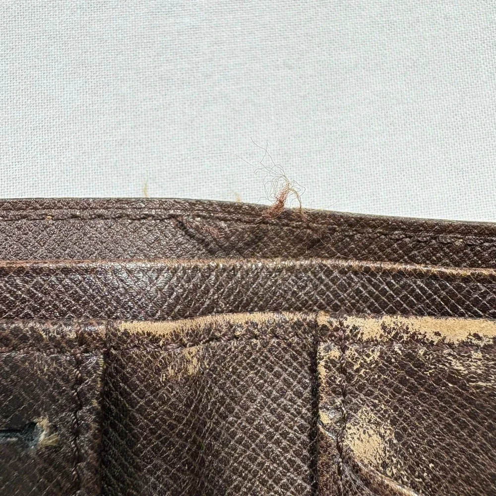 Authentic Louis‎ Vuitton Damier Ebene Canvas Bifold Wallet